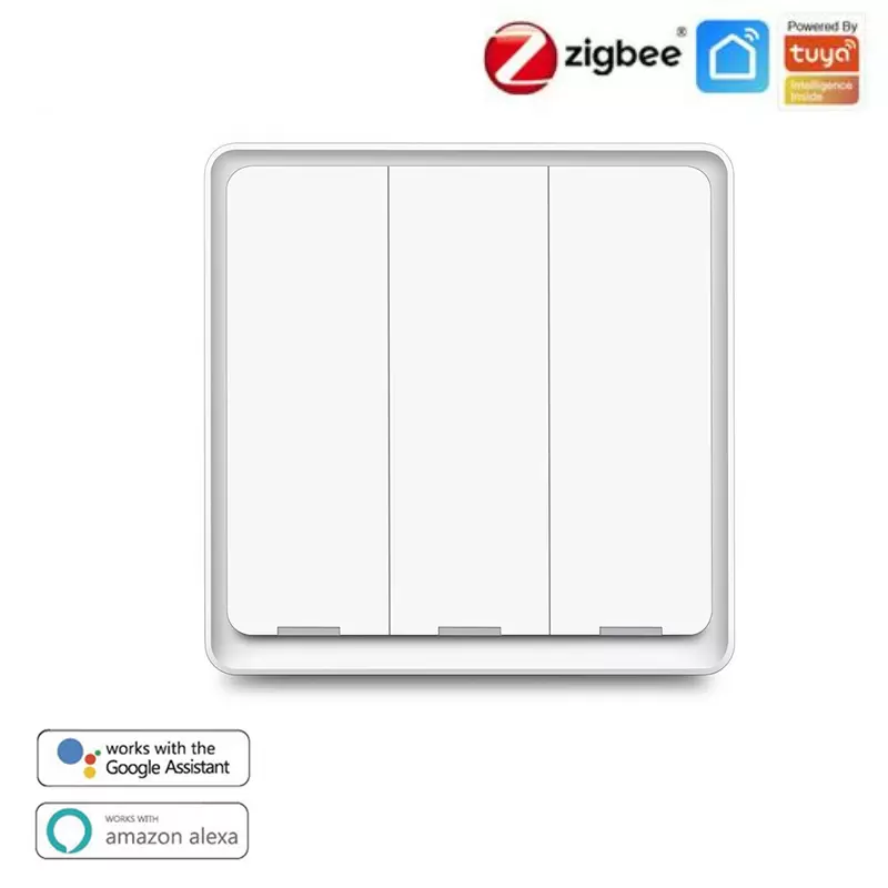 Tuya Smart Zigbee Switch, 1–4 Button Zigbee Scene Switch, Wireless Scene Switch Panel